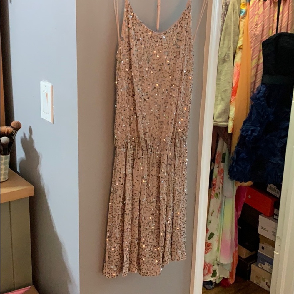 alice & olivia sparkle mini dress